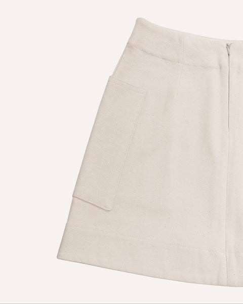 Arquiteta Twill Skirt — Canvas