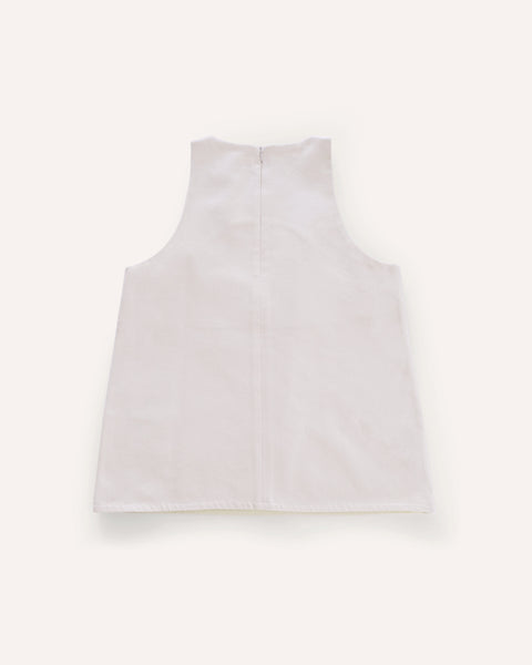 Vai Com Tudo Top — Ecru