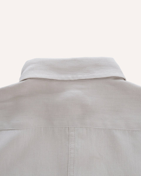 Jardim Linen Shirt — Alabaster I